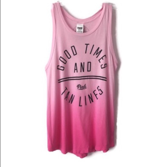 PINK Victoria's Secret Tops - Pink Victoria’s Secret Gradient Ombre Tank Top PINK Victoria's Secret Tops - Pink Victoria’s Secret Gradient Ombre Tank Top